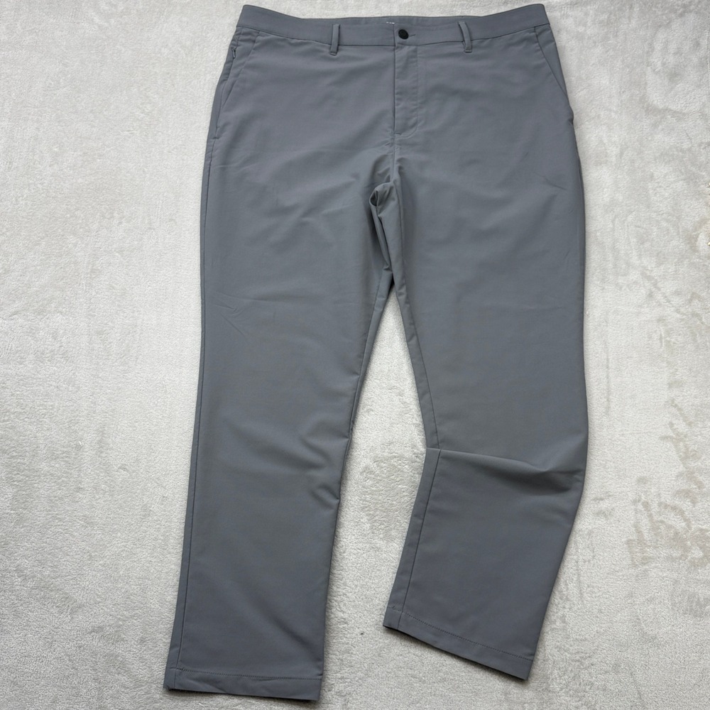 Banana Republic Core Temp Chino Pants Mens 40x30 Gray Tech Performance Trouser
